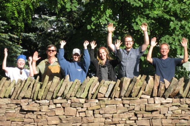 Happy Walling Students in Queenston Ontario